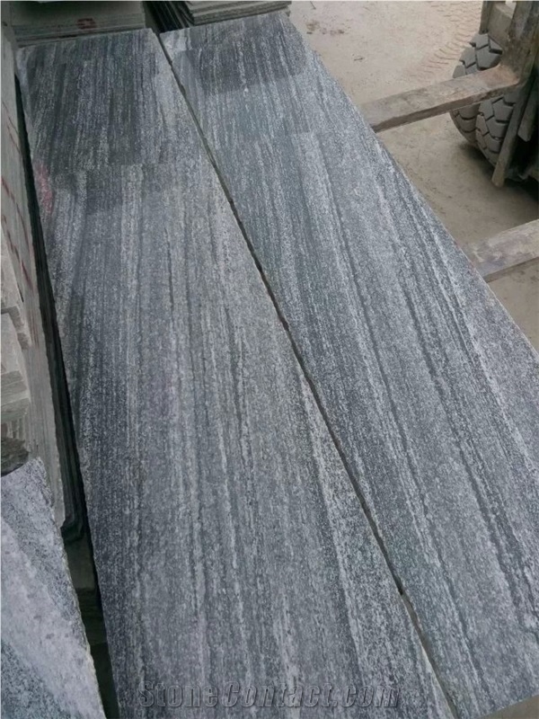 G302 Granite, Grey Landscape Granite,New Negro Santiago Granite,Negro Santiago,Neu Lavendel,Nero Santiago Granite, China Shandong Laizhou Grey Granite Slab, Granite Tile, Paving Stone