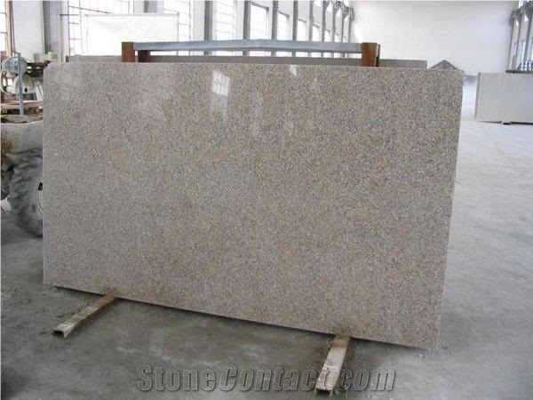 G636 Granite, China Shandong Laizhou Pink Granite Slab, Granite Tile, Paving Stone, Stair, Step, Kerbstone, Cobble, Cube Stone