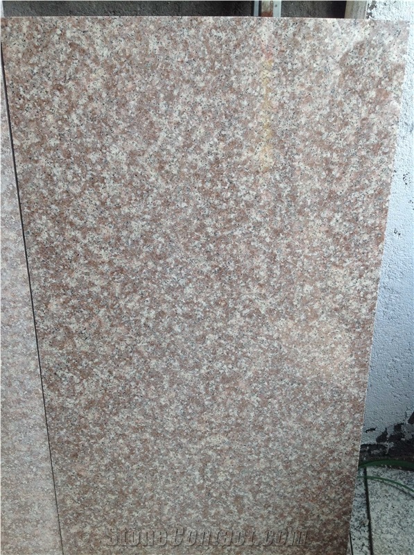 G687 Granite, China Shandong Laizhou Red Granite Slab, Granite Tile, Paving Stone, Stair, Step, Kerbstone, Cobble, Cube Stone