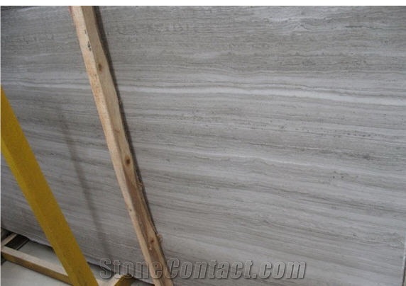 Grey Wood Grain Marble, China Shandong Laizhou Grey Marble Slab, Marble Tile, Building Stone, Wall Cladding Tile, Floor Tile, Interior Stone