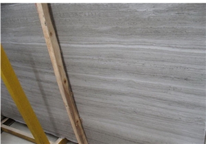 Grey Wood Grain Marble, China Shandong Laizhou Grey Marble Slab, Marble Tile, Building Stone, Wall Cladding Tile, Floor Tile, Interior Stone