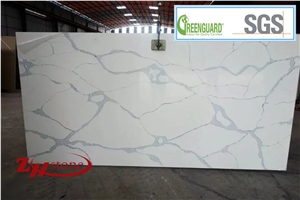 White Marble Look Quartz Stone Solid Surfaces Polished Slabs Tiles Engineered Stone Artificial Stone Slabs for Hotel Kitchen,Bathroom Backsplash Walling Panel Customized Edge