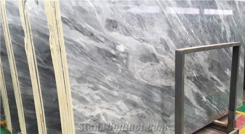 Silveretto Grey Marble Slabs - Polished