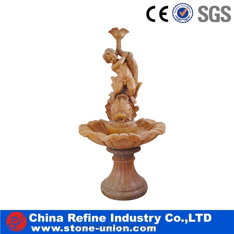 Customized Hand Carved Sculptured Fountains, Garden Fountains