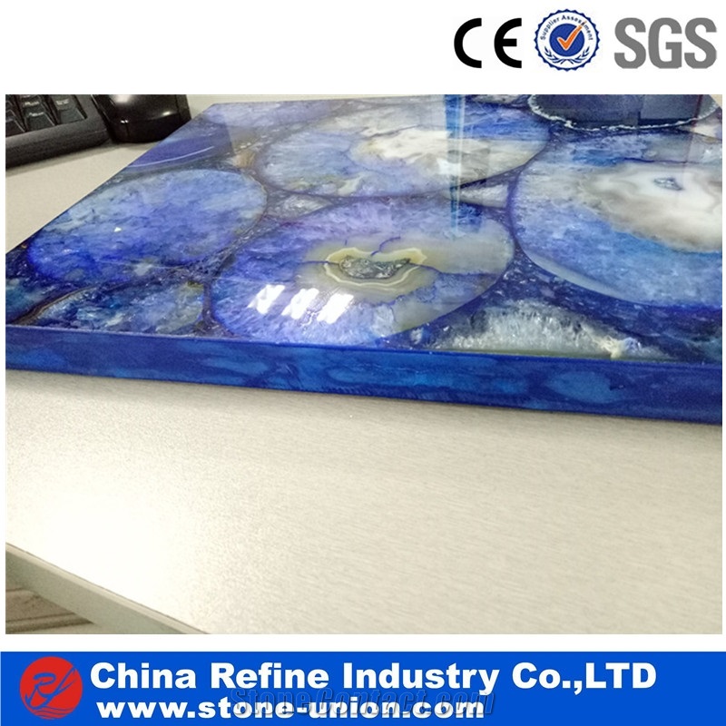 Translucent Blue Jade Panel ,Blue Jade Tile&Slabs,Elegant Blue Jade Stone Translucent Artificial Stone Slabs