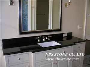 China Good Quality Absolute Black Granite Slabs & Tiles, Polished Granite Floor Covering Tiles, Walling Tiles