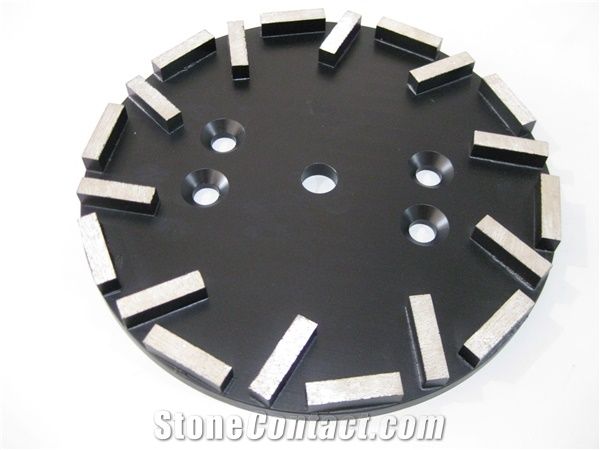 250mm Diamond Grinding Plates Heads for Stone, Concrete and Zerrazzo