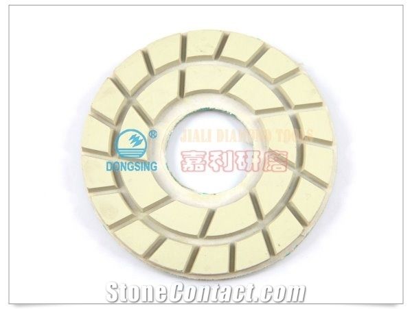 6fp4-2 - 150mm (6") Floor Polishing Pads for Marble, Granite, Tile, Ceramic and Concrete Floor