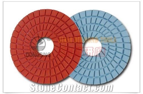 9 inch 225mm wet/dry diamond polishing pad concrete cement terrazzo stone floor 