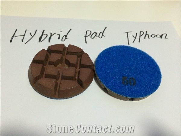 Copper Bond Hybrid Pad for Terrazzo and Concrete Floor Typhoon