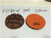 Copper Bond Hybrid Pad for Terrazzo and Concrete Floor Typhoon
