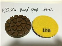 Resin Bond Polishing Pad for Terrazzo and Concrete Floor Spiral