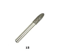 Vacuum Brazed Diamond Burs #15 - Small Bullet