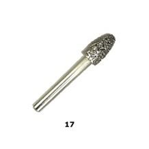 Vacuum Brazed Diamond Burs #17 - Large Bullet