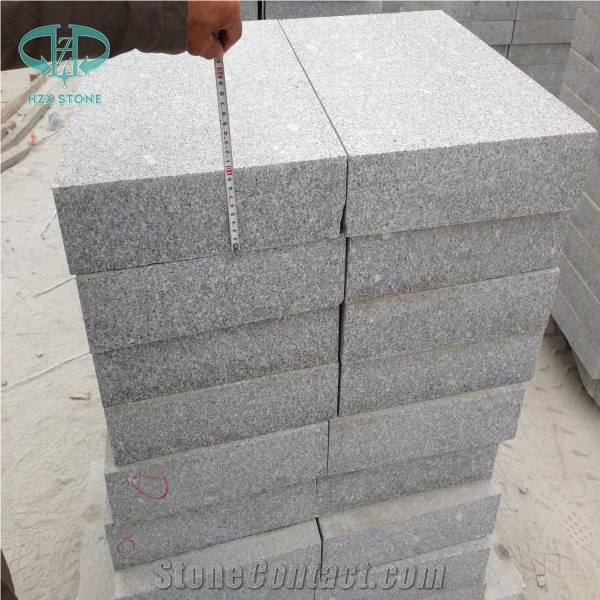 G341 Grey Granite Kerbstone, China Grey Granite, China Shandong Laizhou Granite Road Stone, Sesame Grey Curbstone