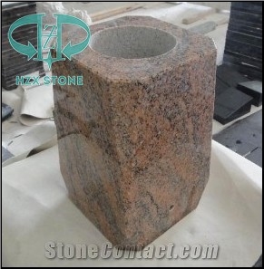 Granite Stone Vases, Shanxi Black Granite Vases