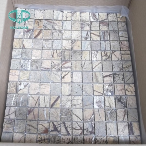 Marble Hexagon Mosaic Flooring Pattern/Walling