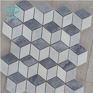 Marble Mosaic Hexagon Wall Tile/French Pattern