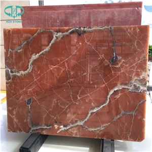 Natural Gem Stone Tiles & Slabs, Red Jade Semiprecious Stone