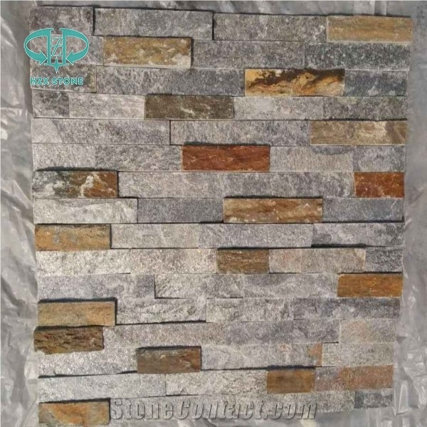 Quartize Veneer Wall Tile Culture Stone Wall Panel Ledge Stone,Wall-Cladding