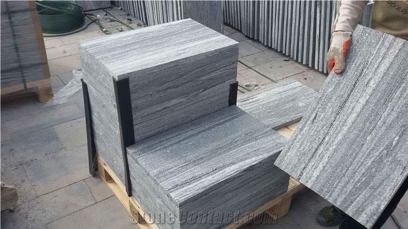 China G302 Granite Landscaping Shandong Juparana Granite Light and Dark Mixed Patern Slabs & Tiles Wall Cladding, China Grey Granite