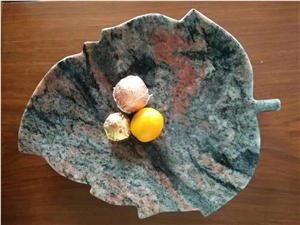 China Granite Fruit Bowl,China Polished Red Granite Plate &Tray,Granite Kitchen Decoration Accessories