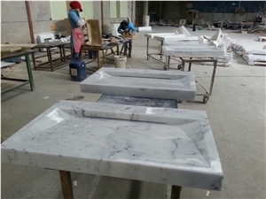 Marble Shower Base Guangxi White Shower Tray for Bathroom