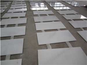 China Popular Cheap Crystal Pure White Sichuan Marble Slabs, Skirting, Thin Wall Covering Tiles 24x24,Natural Building Stone Flooring,Feature Wall,Clading,Interior Decoration Quarry Owner