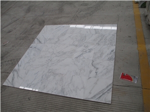 China Popular Cheap Oriental/East White Marble Slabs, Thin Tiles 24x24, White Marble with Grey Lines, Natural Building Stone Flooring,Feature Wall,Clading,Decoration Quarry Owner