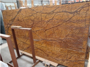 Popular Indian Rain Forest Brown Marble with Black Veins, Polished Big Slabs, Tiles for Wall, Floor Covering Use, Natural Building Stone Indoor Decoration, Hotel Lobby, Shopping Mall, Wholesale