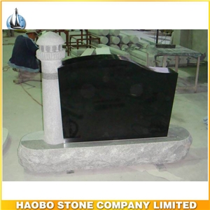 Antique Column Black Cemetery Headstones Prices