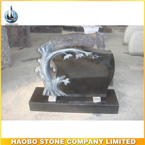 Hand Carved Tree Shaped Granite Tombstone for Sale