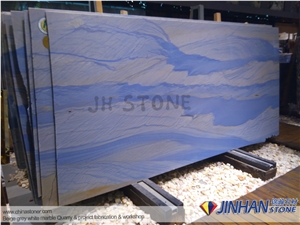 Azul Macaubas Blue Quartzite Tiles and Slabs for Decor Wall and Floor Covering Tiles