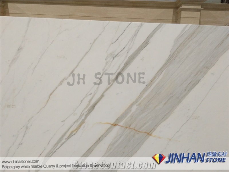 Calaeatta Marble Tiles Slabs, Italy White Marble Wall Covering Tiles, Project Building Stone Material, Floor Covering Tiles