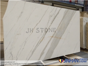 Calaeatta Marble Tiles Slabs, Italy White Marble Wall Covering Tiles, Project Building Stone Material, Floor Covering Tiles