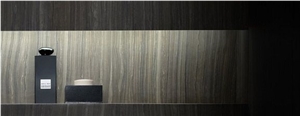 Canada Wood Marble Slab & Tile,Wiarton Dark Fleuri Marble Floor Covering Tile, Obama Wood Marble Wall Covering Tile,Canada Wooden Marble Wall Bookmatch, Canada Brown Wooden ,Tabacco Brown,Eramosa