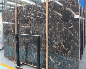 China Polished Portoro Marble Slab & Tile,China Nero Portoro Marble Wall Tiles,Chinese Classic Black and Gold Marble Floor Tile,Athens Gold Marble ,Chinese Portoro Marble,Portoro Gold