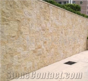 Chinese Flamed Yellow Granite Kitchen Countertops, G682 Countertops, Rusty Yellow Granite, Giallo Rusty, Yellow Rust Granite Kitchen Worktops, Desert Gold, Giallo Rustic, Gold Leaf