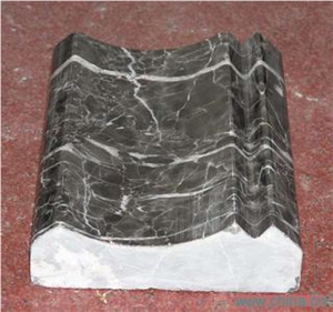 Chinese Polished Grey Marble Slabs & Tiles, Hang Grey Marble Wall Covering Tiles,Hangzhou Grey Marble Floor Covering Tiles, Hang Ash Marble Stair, Hand Grey Marble