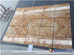 Golden Phoenix, Golden Goose Marble, Goose Feather Gold Marble Tiles and Slabs Used as Wall Covering Tiles and Floor Covering Tiles