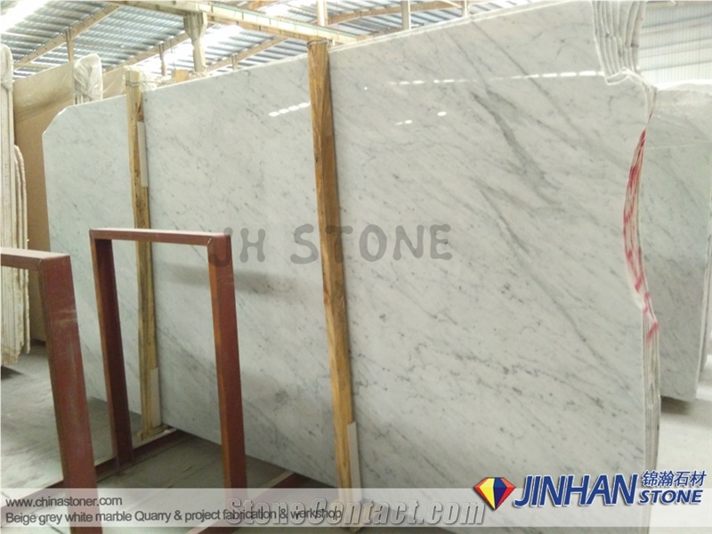 White Marble Tiles & Slabs, Blanc De Carrare, Blanco Carrara, Branco Carrara White Marble Floor Wall Skirting Covering Tiles