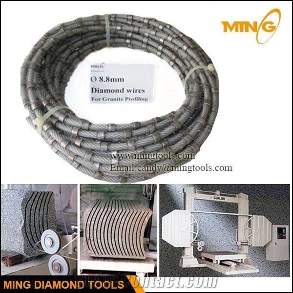 Diamond Mono Wire for Profiling and Squaring