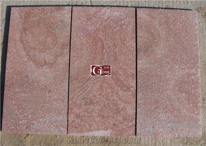 China Red Quartzite Slabs&Tiles