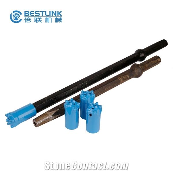 rock drill bits and shafts