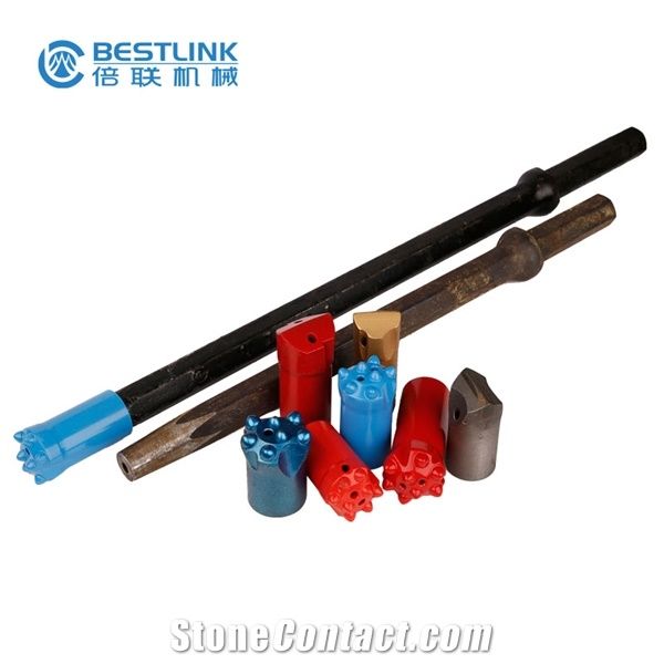 Tungsten Carbide Taper Button Drill Bits for Rock Mining, Drilling Tools, Tapered Drill Bits