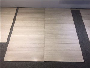 White Wooden Marble Cut to Size ,Tile Polished