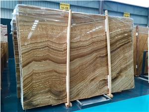 Yellow Wooden Marble, Slabs or Tiles, for Wall, Floor, Pillar Decoration