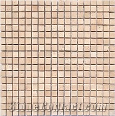 1.5x1.5 cm Square Marble Sheet Mosaic