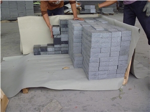 G654 Cubic Stone, Cheap G654 Cubic Stone, Cobble Stone, Black Cubic Stone Pavement, Popular Black Chinese Cube Stone with High Quality