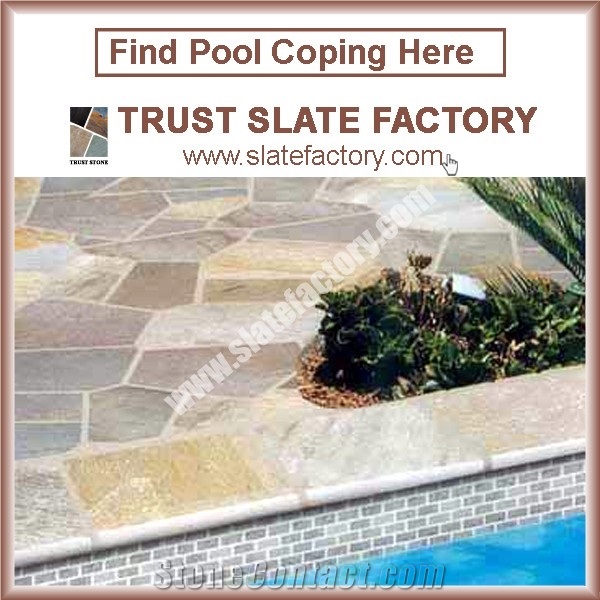 Gold Beige Pool Pavers and Coping,Golden Quartzite Swimming Pool Surrounds Paving,Beige Quartzite Pool Deck Pavers
